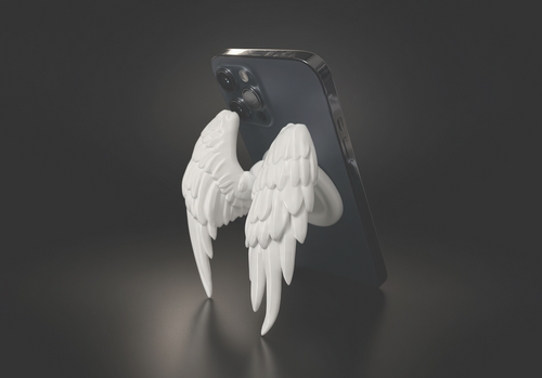 Angel Wings Magnetic Retractable Phone Holder